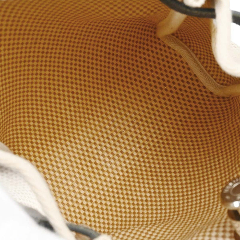 Hermes Herbag Toile And Leather Beige Canvas Bag