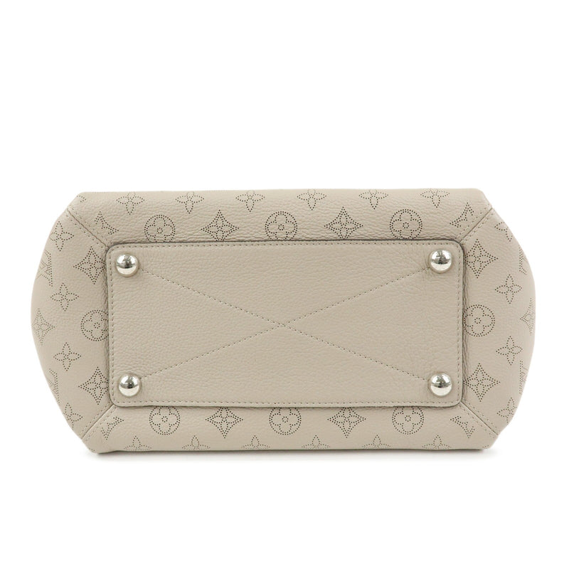 Louis Vuitton Babylone Mahina Leather Beige Bag