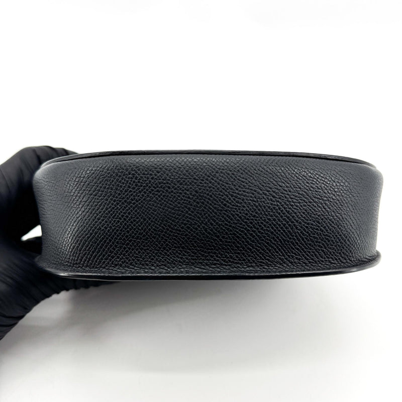 Celine Trotteur Calfskin Black Leather Bag