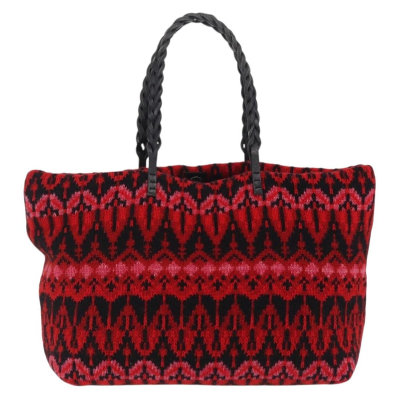 Fendi Vintage Wool Red Bag