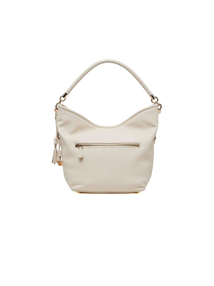 Guess Shoulder Bag — White Polyurethane