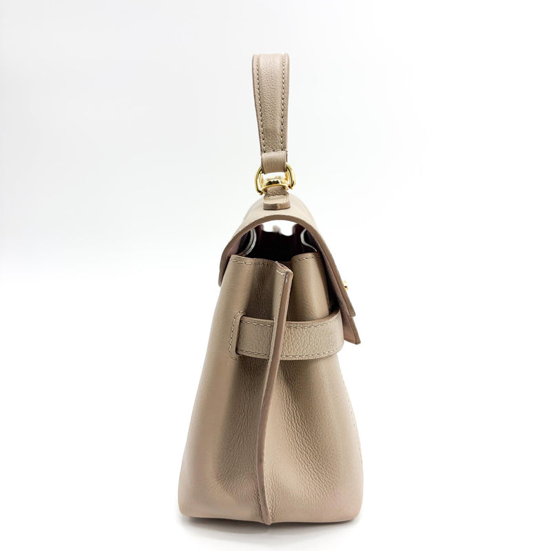 Louis Vuitton Lockme Ever Leather Beige Bag