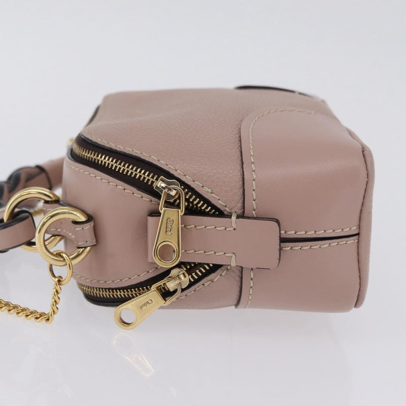 Chloe Daria Chain Leather Pink Bag