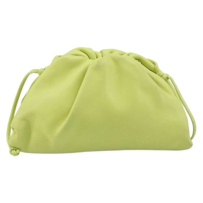 Bottega Veneta The Pouch Coin Purse Leather Green