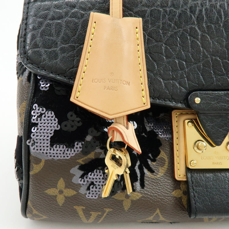 Louis Vuitton Carrousel Fleur De Jais Monogram Canvas Multicolour Bag