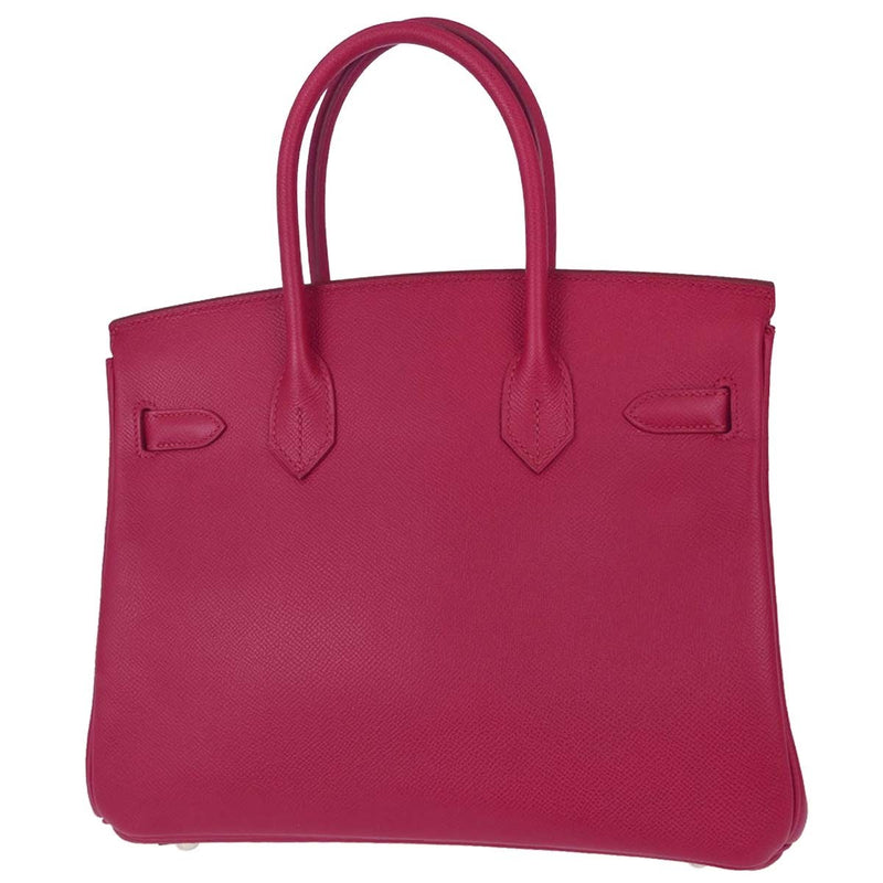 Hermes Birkin Red Epsom With Gold Hardware Pink Leather Bag