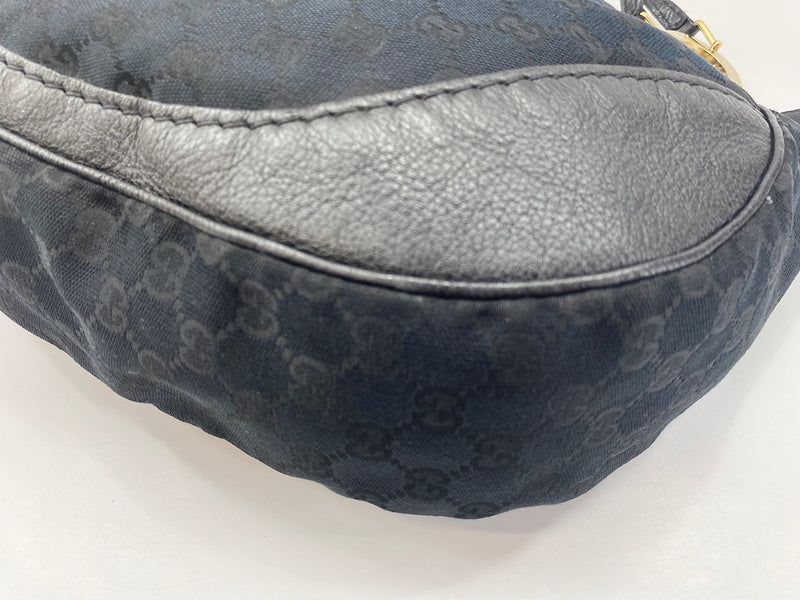 Gucci Charlotte Messenger Guccissima Leather Black