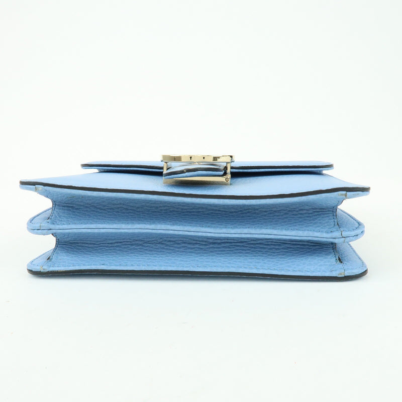 Gucci Interlocking Leather Blue Bag