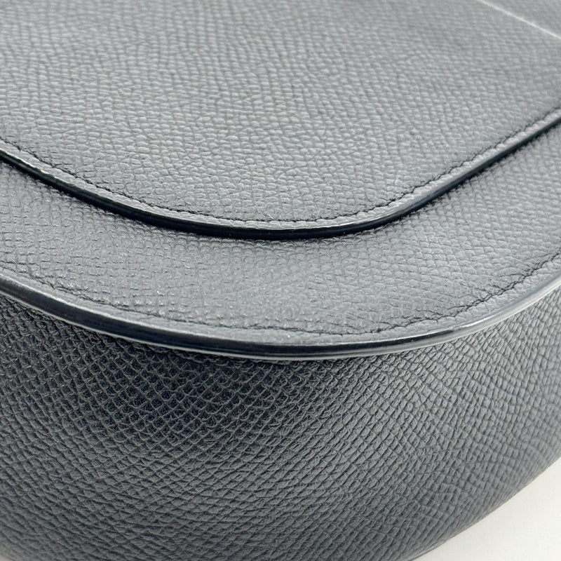 Celine Trotteur Calfskin Black Leather Bag