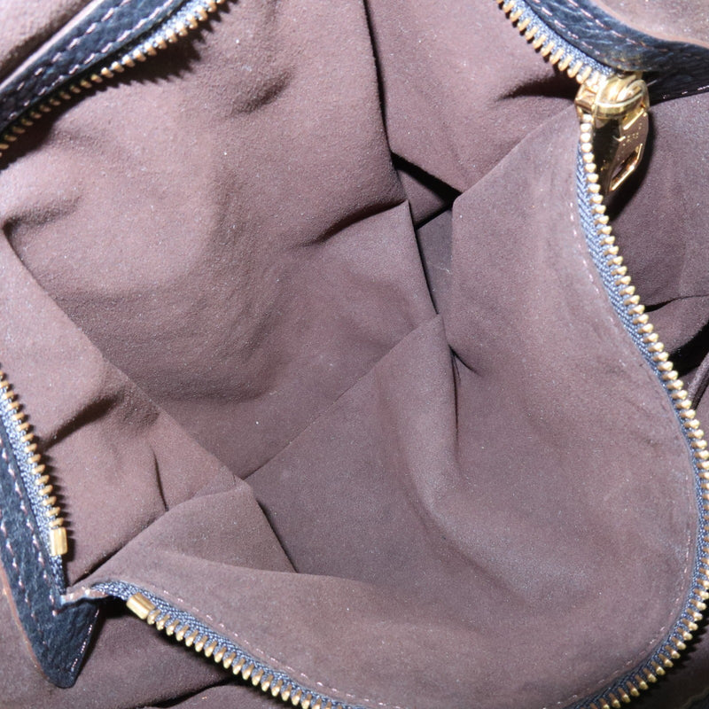 Louis Vuitton Selene Mahina Leather Black Bag