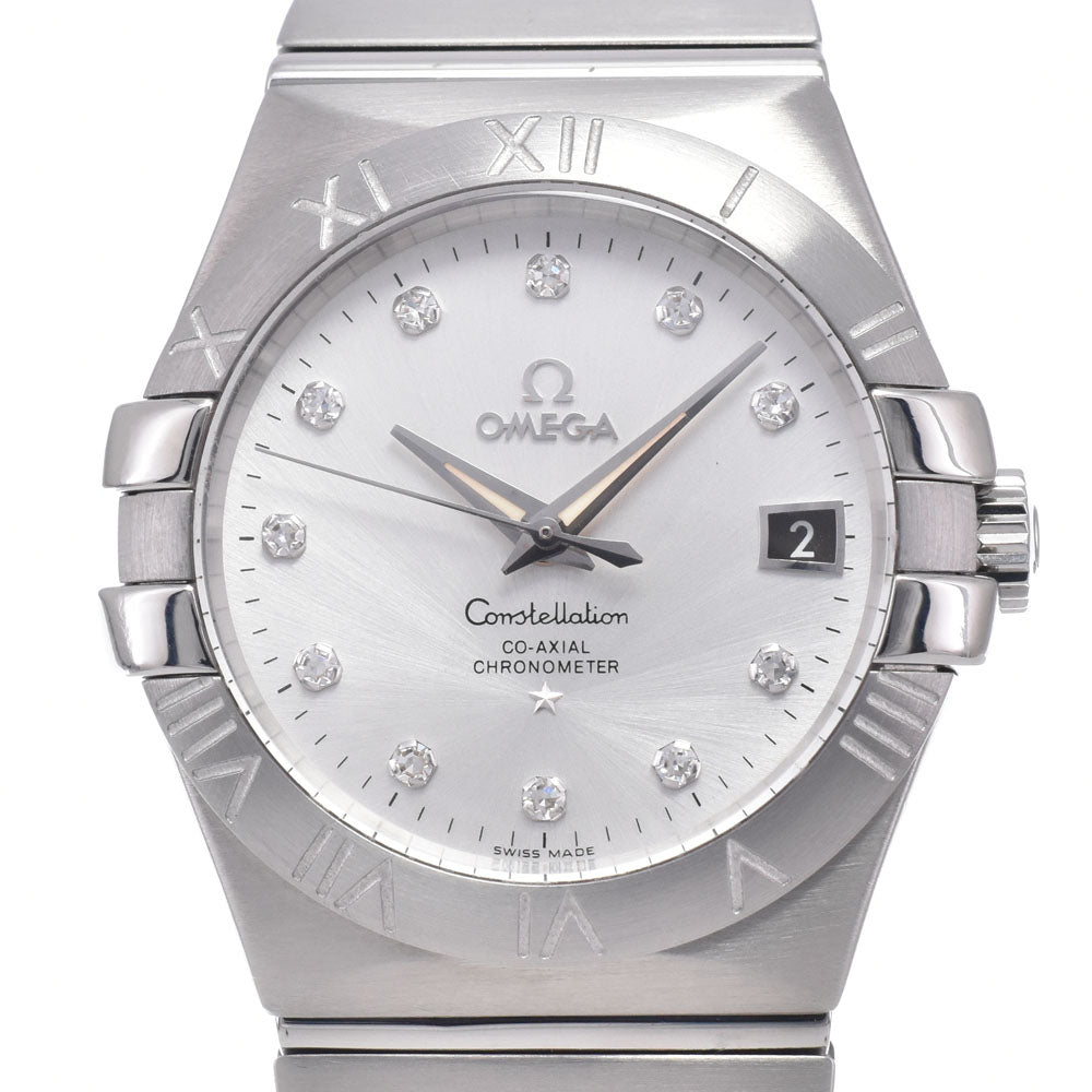 Omega Constellation Co-Axial Chronometer Automatic Stainless Steel With Diamond Markers Watches