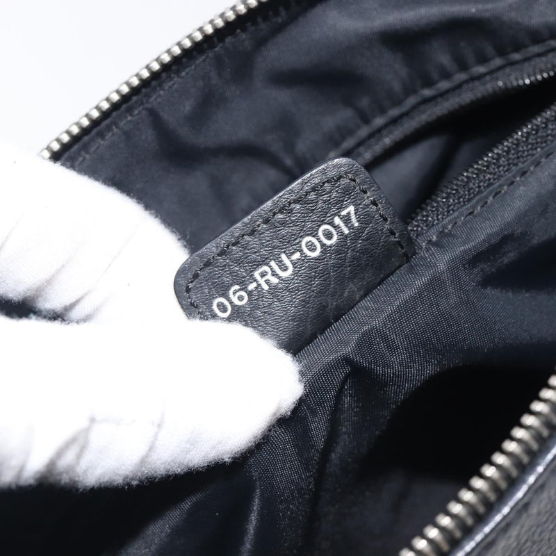 Christian Dior Vintage Street Chic Messenger Diorissimo Canvas And Leather Black