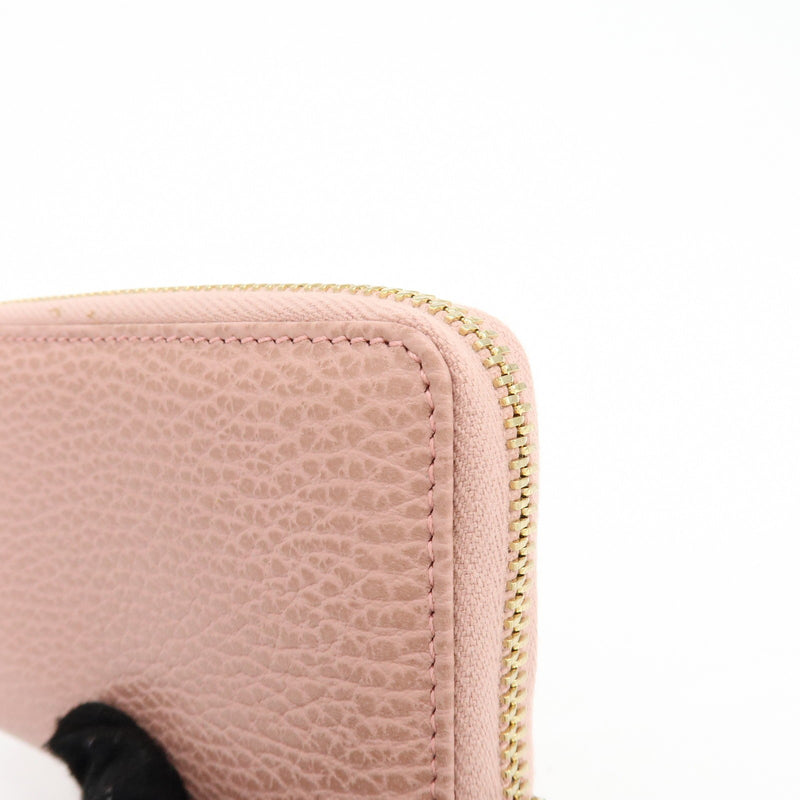 Gucci Swing Zip Around Leather Pink Accessory