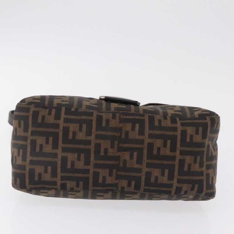 Fendi Zucchino Mamma Baguette Canvas Multicolour Bag