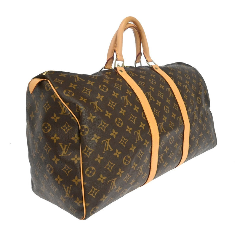 Louis Vuitton Keepall Monogram Canvas Brown Bag