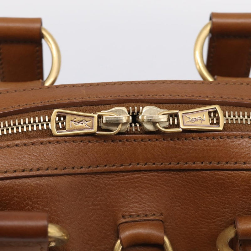 Saint Laurent Muse Leather Brown Bag