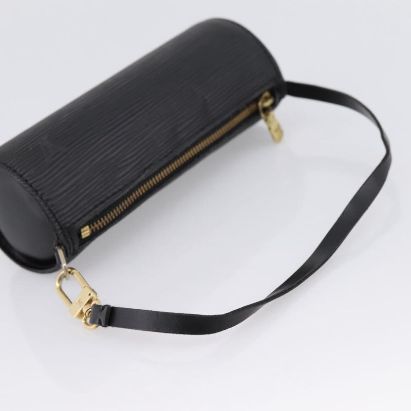 Louis Vuitton Soufflot Pochette Epi Leather Black Bag