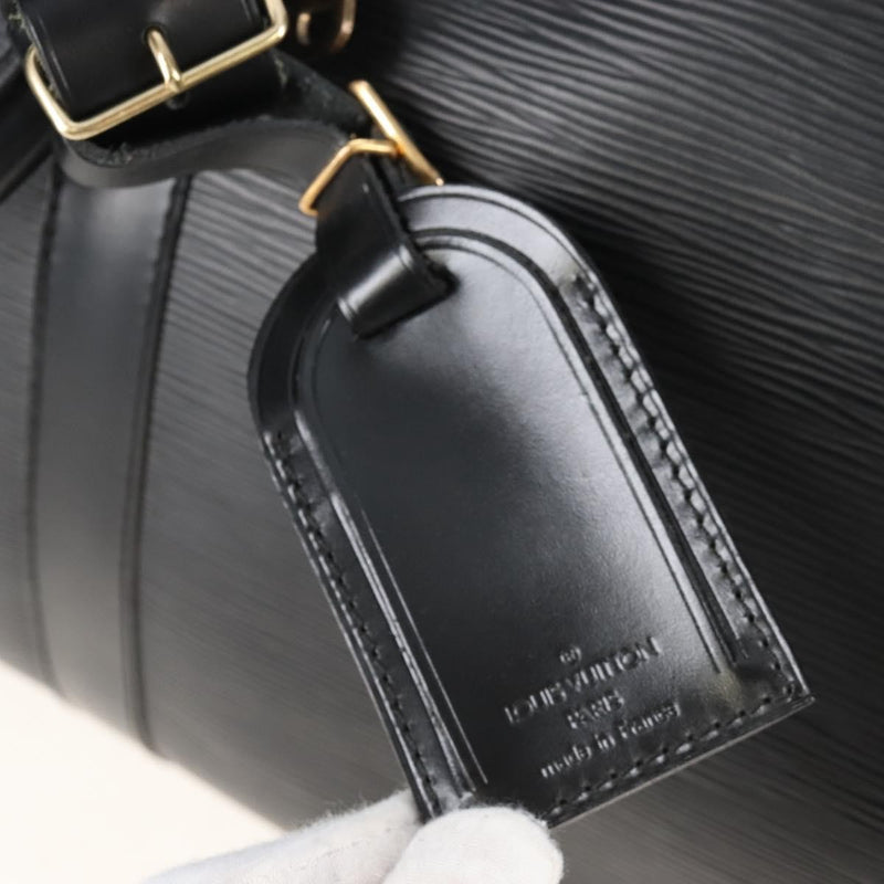 Louis Vuitton Keepall Epi Leather Black Bag