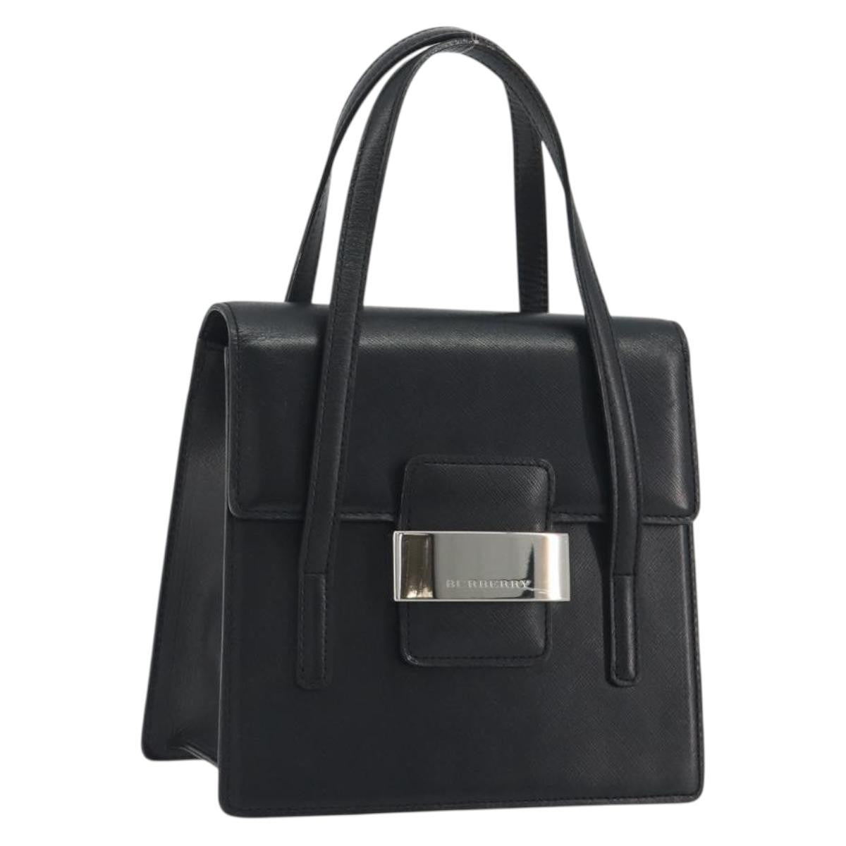 Burberry Vintage Leather Black Bag