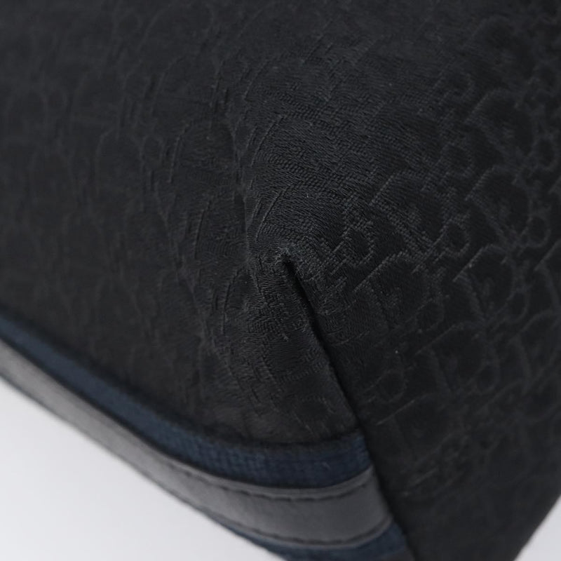 Christian Dior Vintage Street Chic Messenger Diorissimo Canvas And Leather Black