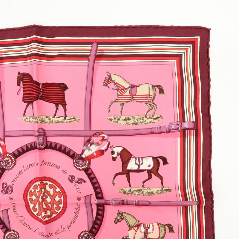 Hermes Carré 42 Silk Pink Accessory