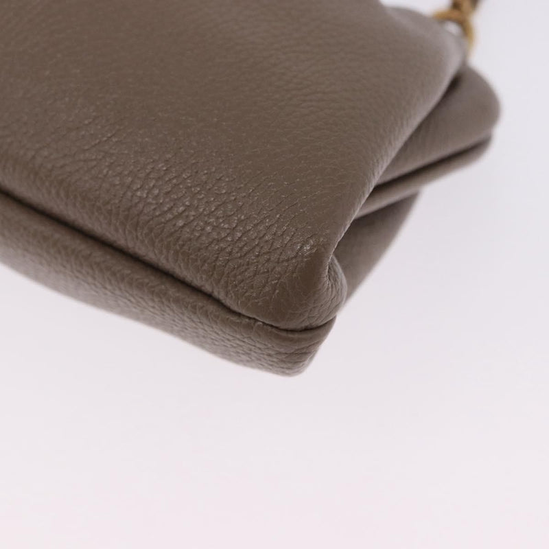Balenciaga Cloud Clutch Leather Beige