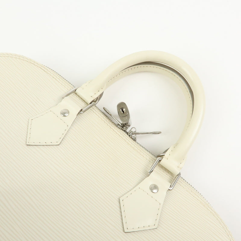 Louis Vuitton Alma Epi Leather White Bag