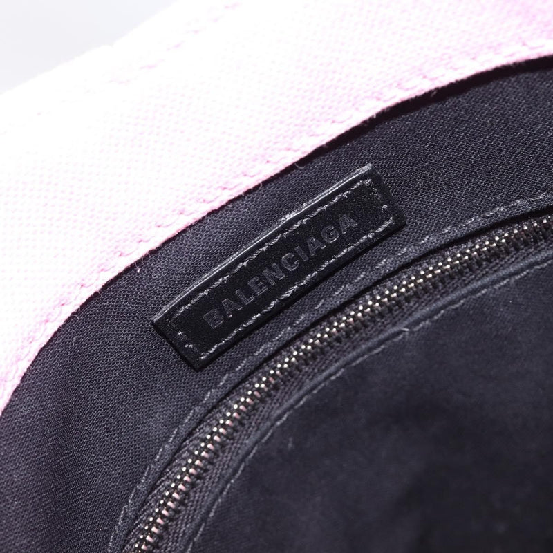 Balenciaga Wave Bucket Printed Canvas Pink Bag