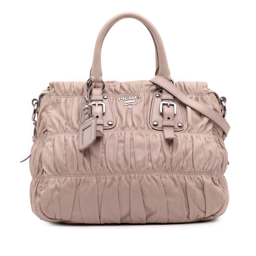 Nappa Gaufre Satchel - Image 1