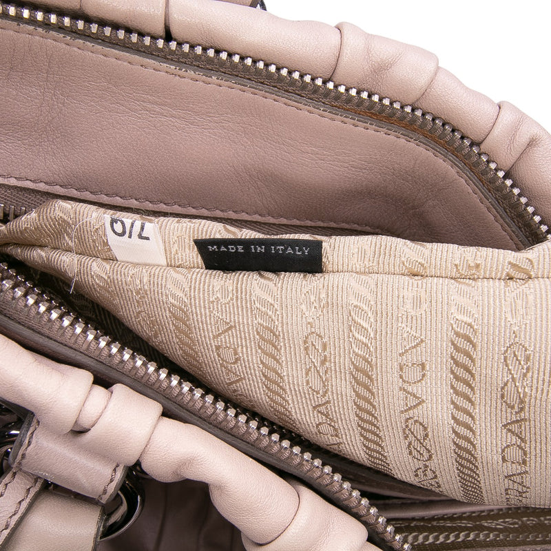 Nappa Gaufre Satchel - Image 6