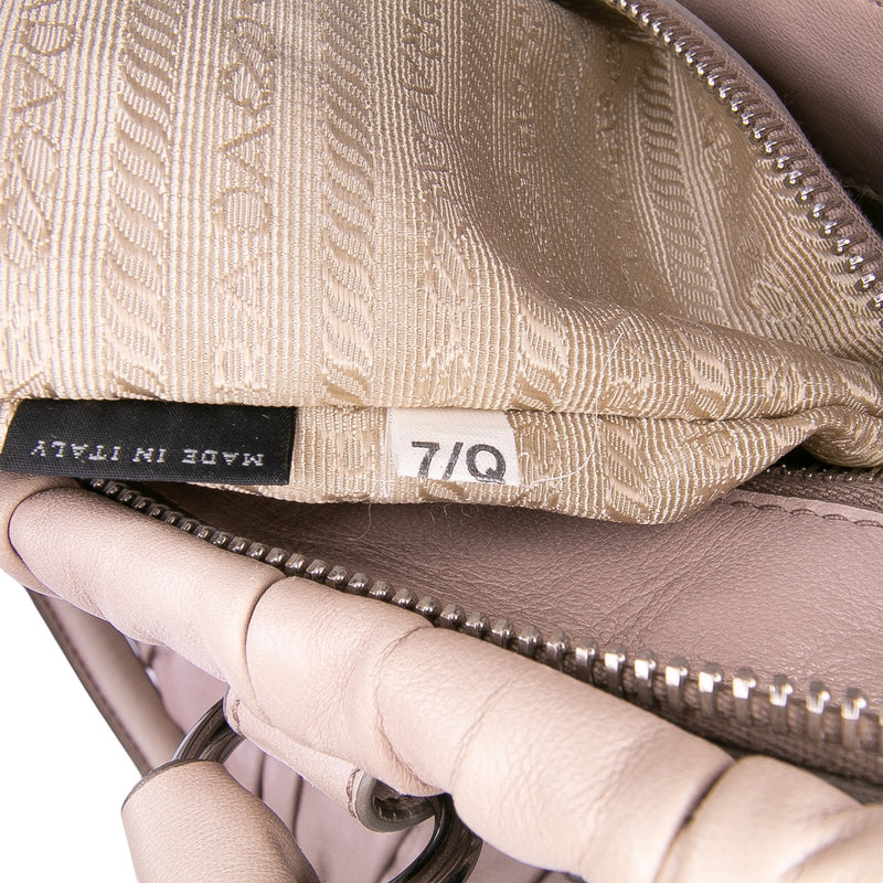 Nappa Gaufre Satchel - Image 7