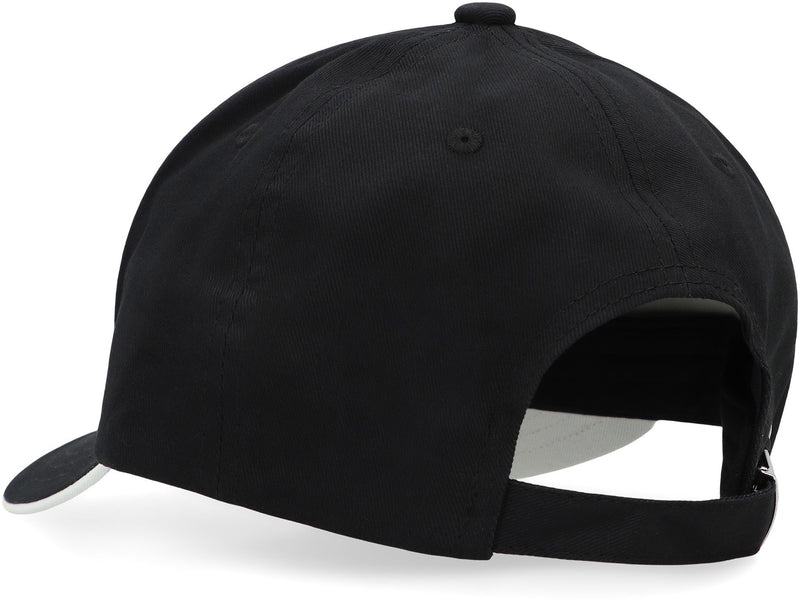 Hugo Boss 50519219 Logo Embroidered Baseball Cap — Black Cotton Caps
