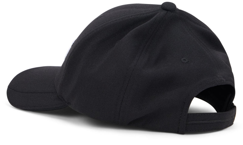 Hugo Boss 50519247 Logo-Embroidered Baseball Cap — Black Polyester Caps