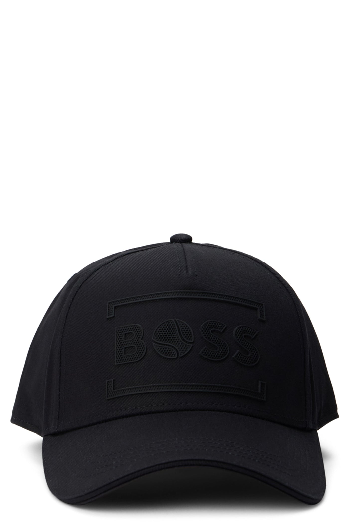 Hugo Boss 50544418 Cotton Baseball Cap — Black Caps