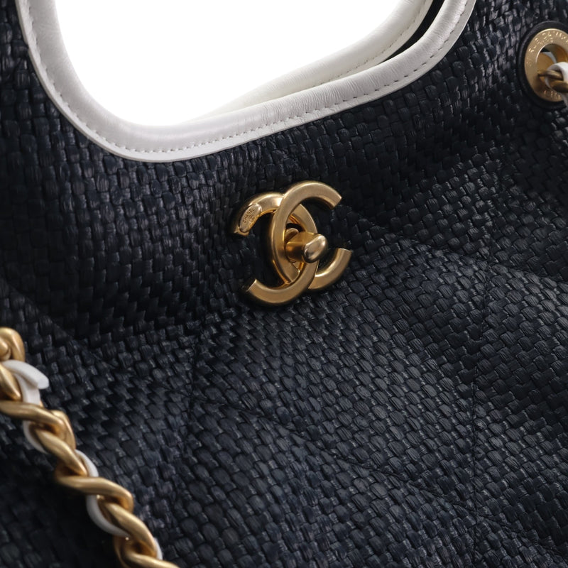 Large Raffia Coco Beach Tote - Image 7