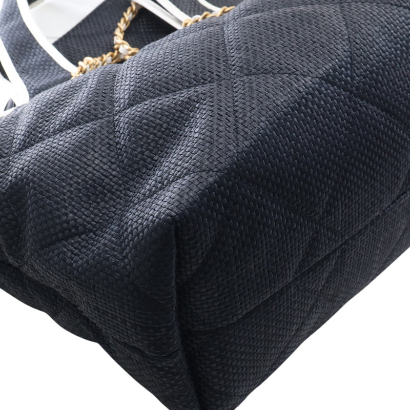 Large Raffia Coco Beach Tote - Image 8