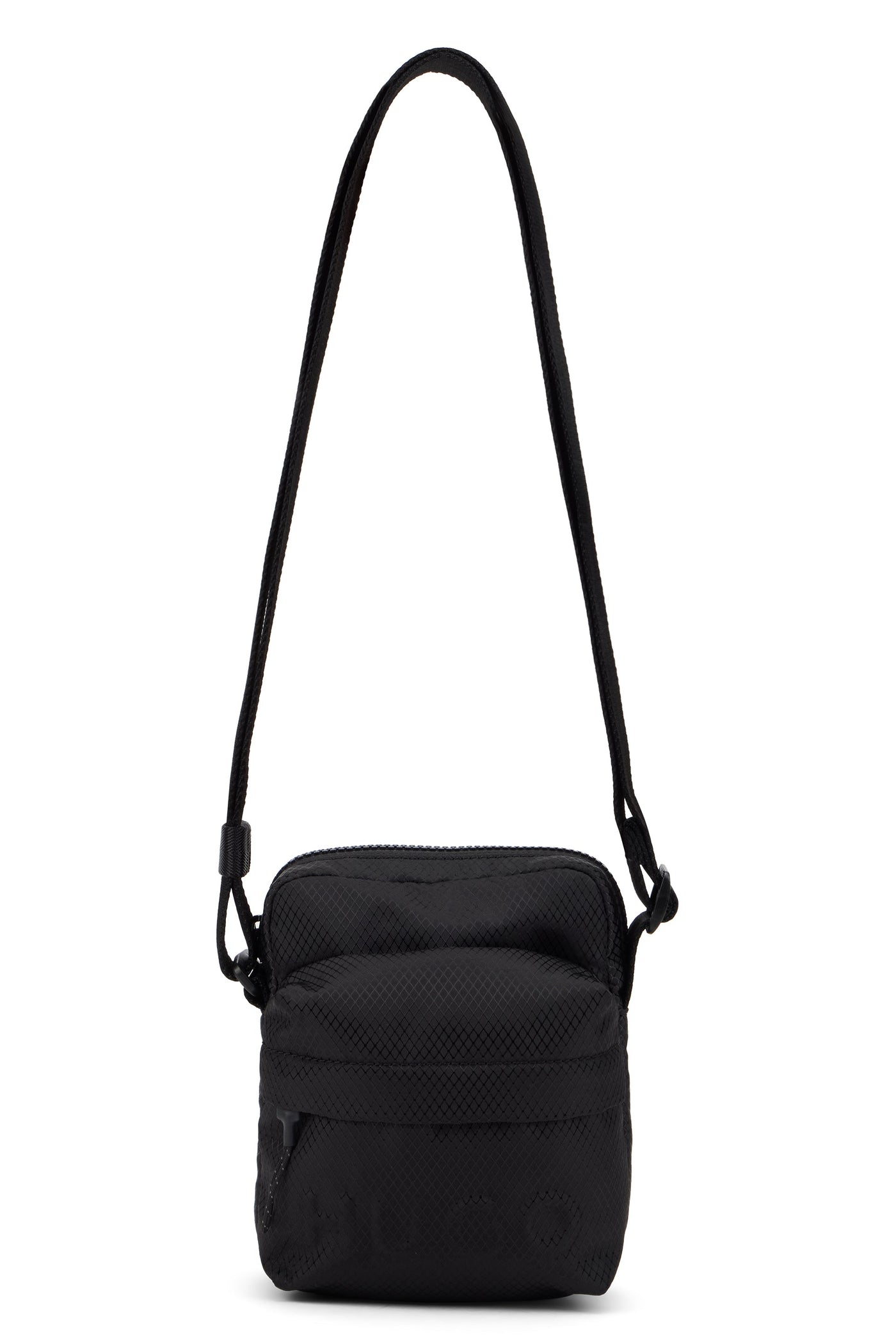 Hugo Boss Technical Polyester Shoulder Bag — Black
