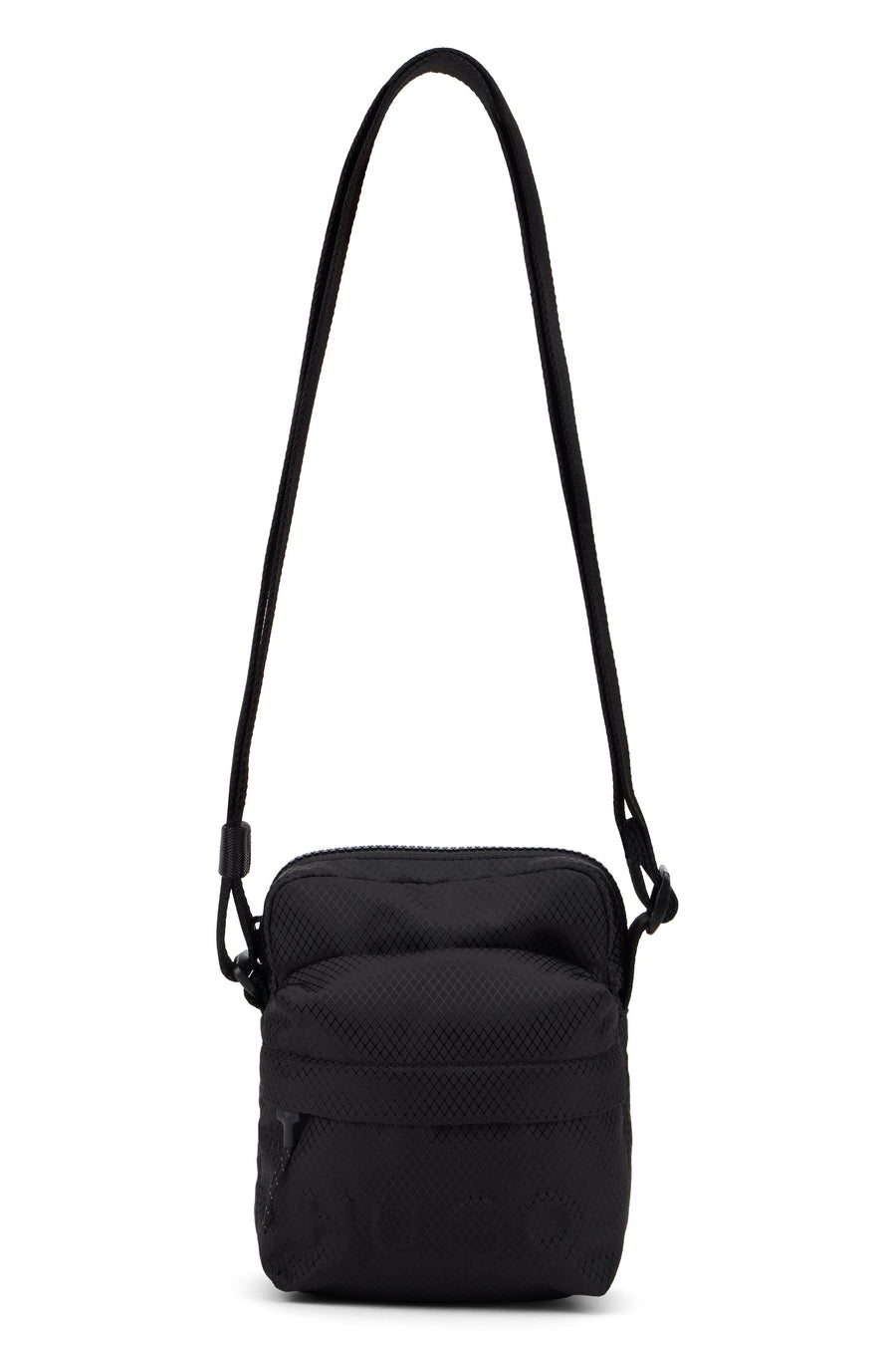 Hugo Boss Technical Polyester Shoulder Bag — Black