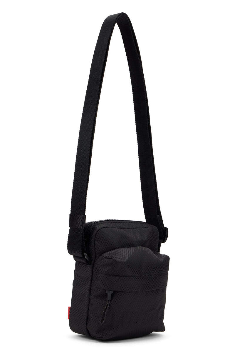 Hugo Boss Technical Polyester Shoulder Bag — Black