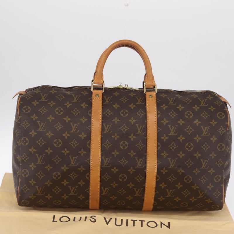 Louis Vuitton Keepall Monogram Canvas Brown Bag