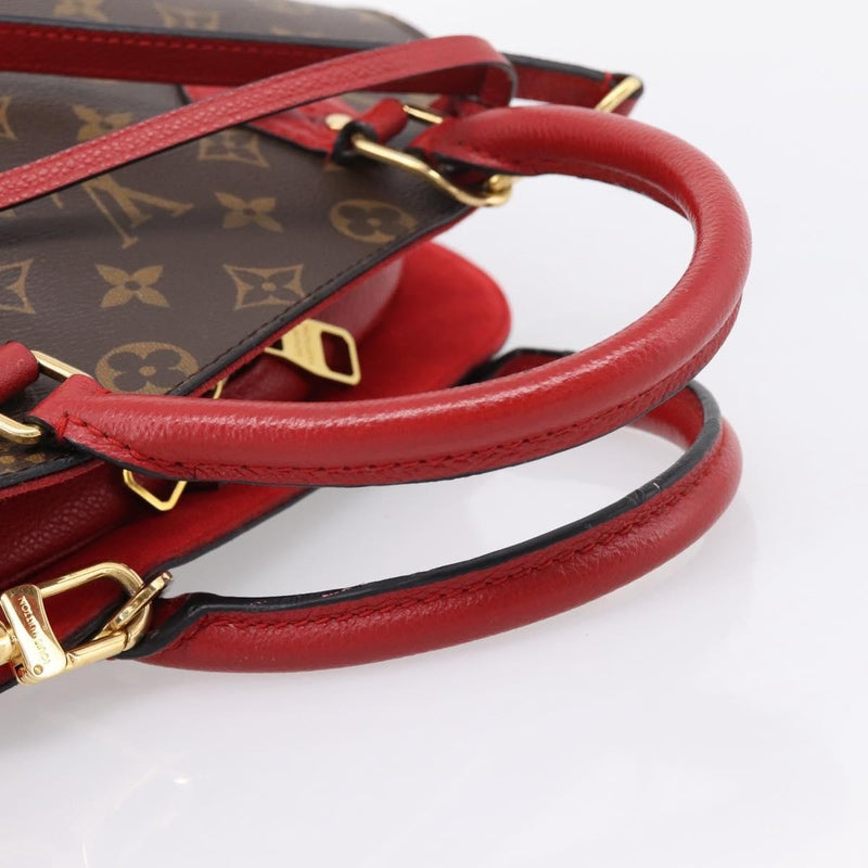 Louis Vuitton Alma Bnb Monogram Canvas With Leather Brown Bag