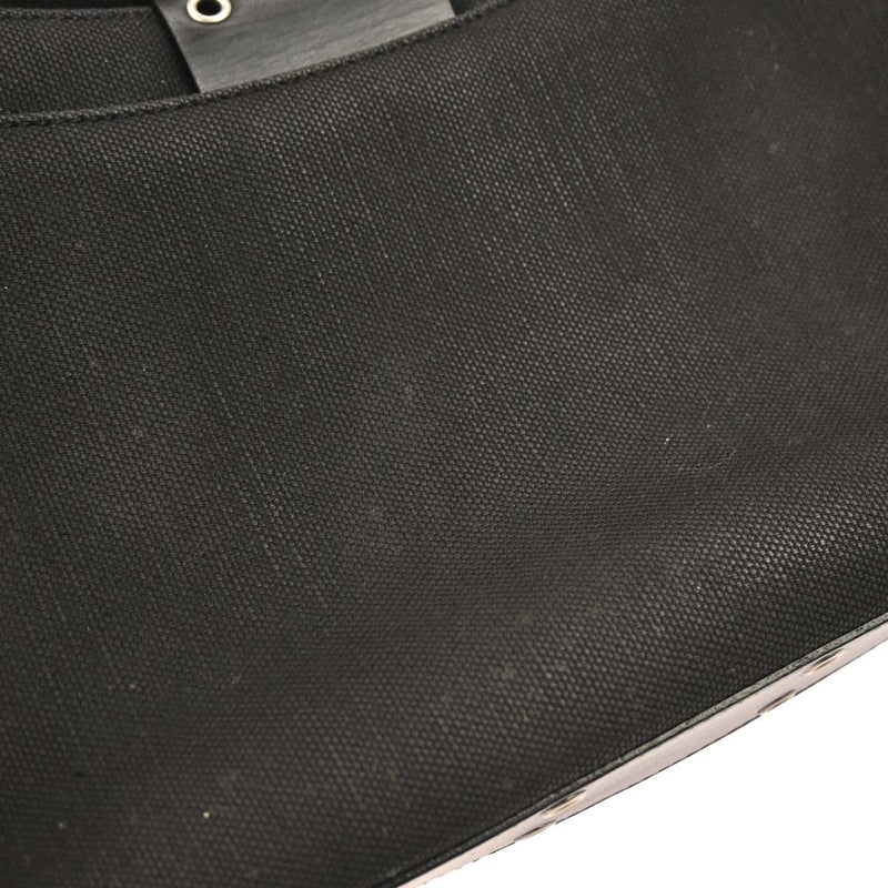 Christian Dior Vintage Street Chic Columbus Canvas Black Bag