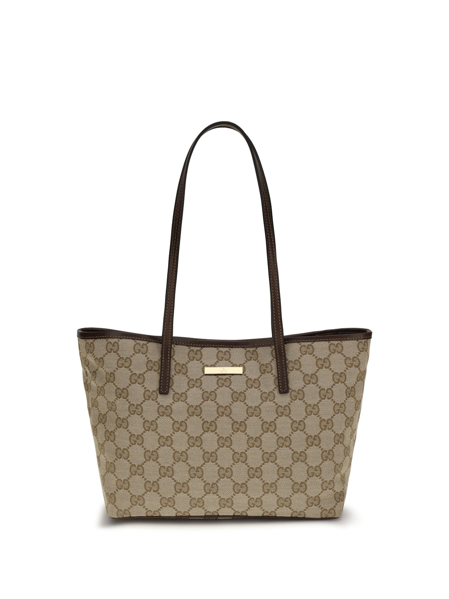 Gucci Tribeca Tote Bag — Beige Polyester; Cotton; Polyamide