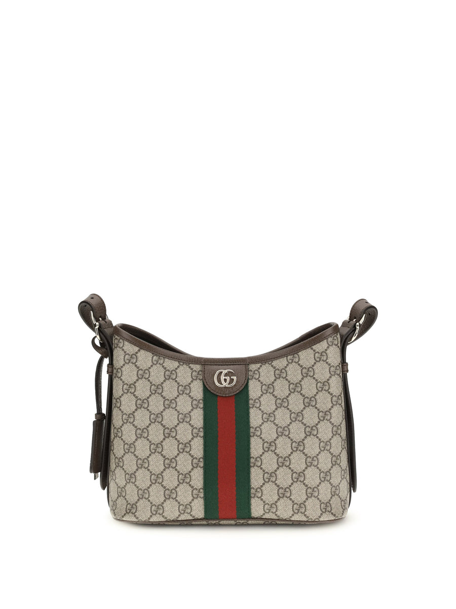 Gucci Ophidia Shoulder Bag — Beige Fabric
