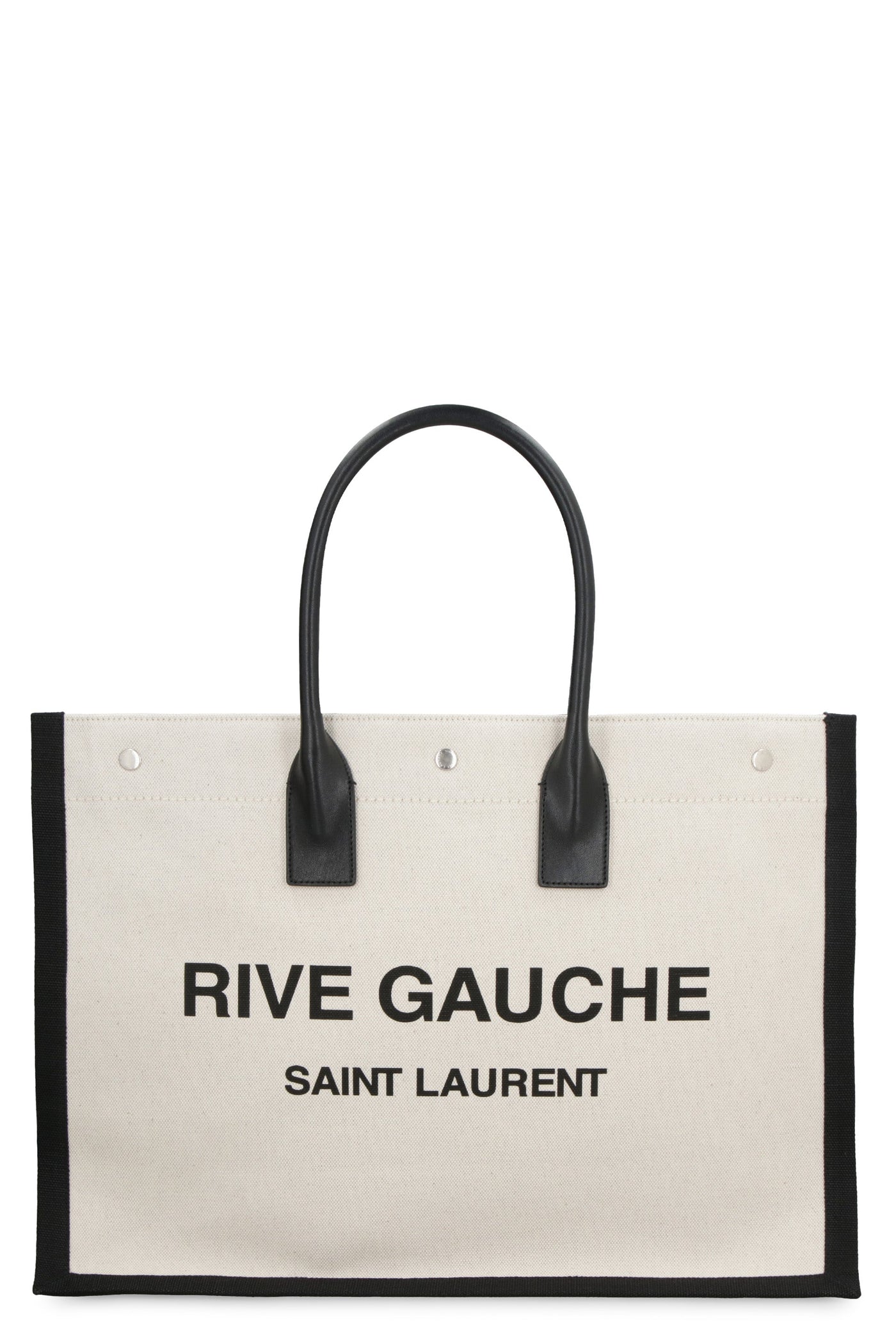 Saint Laurent Tote Bag — Beige Leather