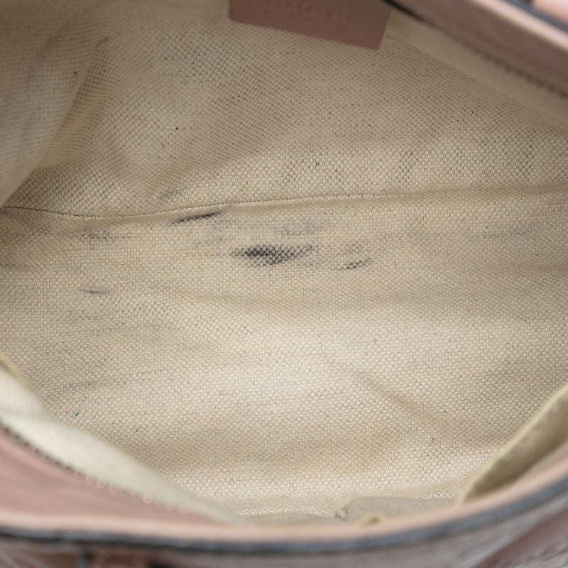 Small Guccissima Bree Satchel - Image 4