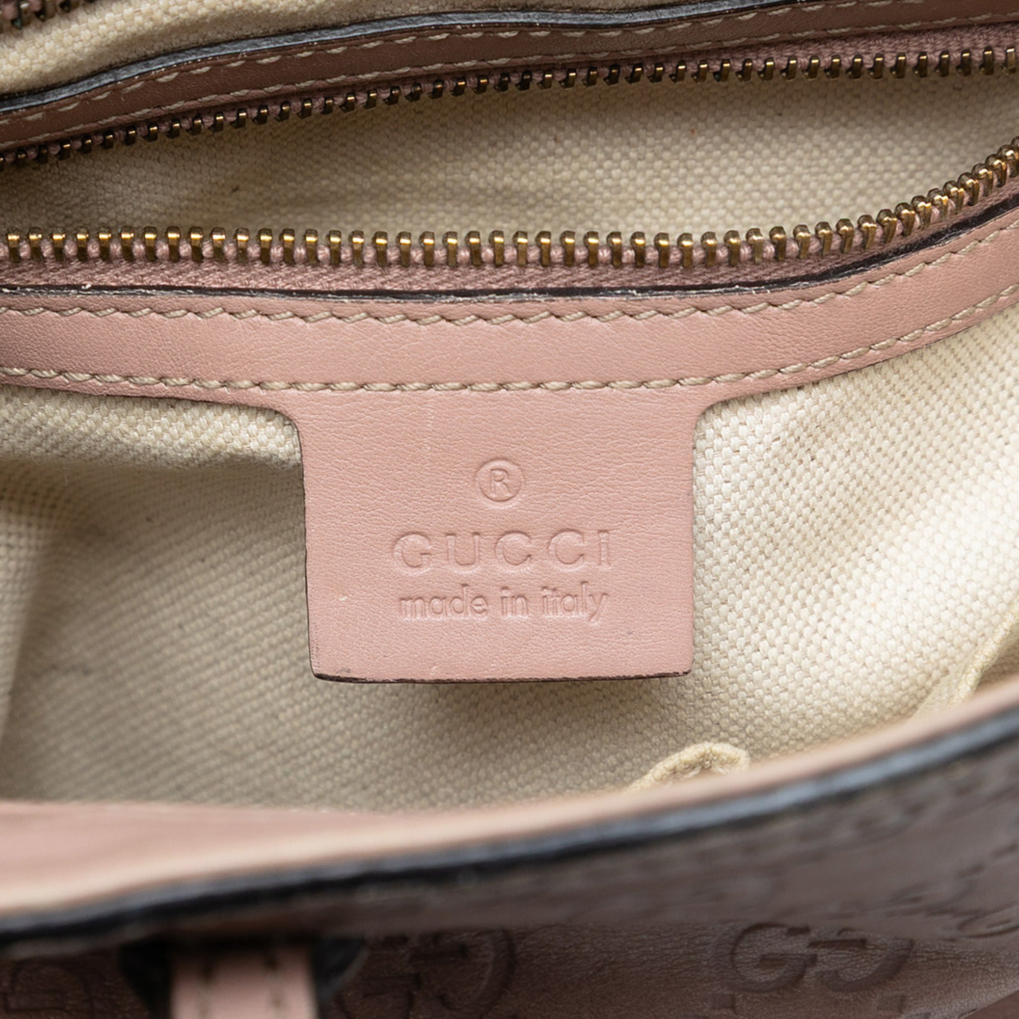 Small Guccissima Bree Satchel - Image 5