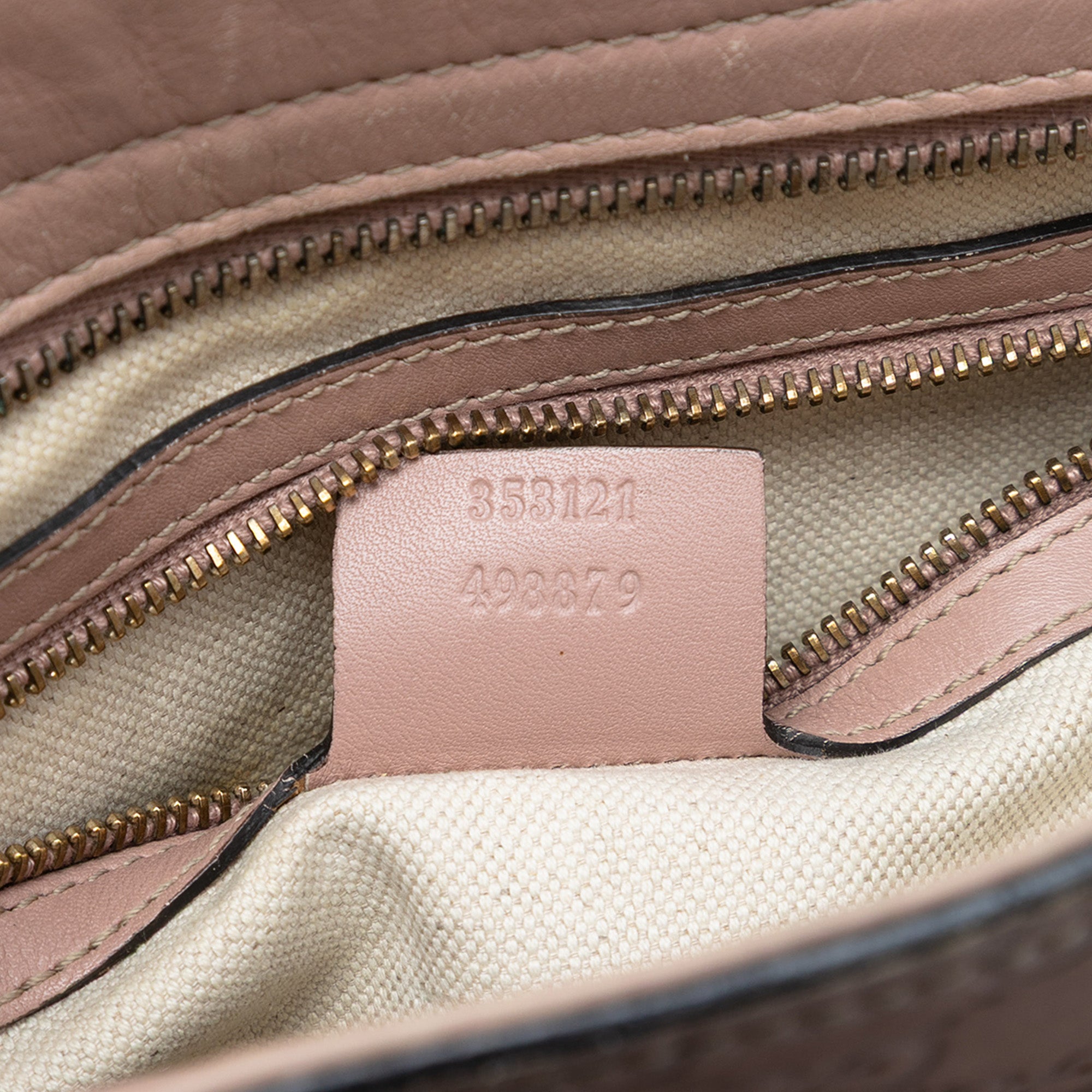 Small Guccissima Bree Satchel - Image 6