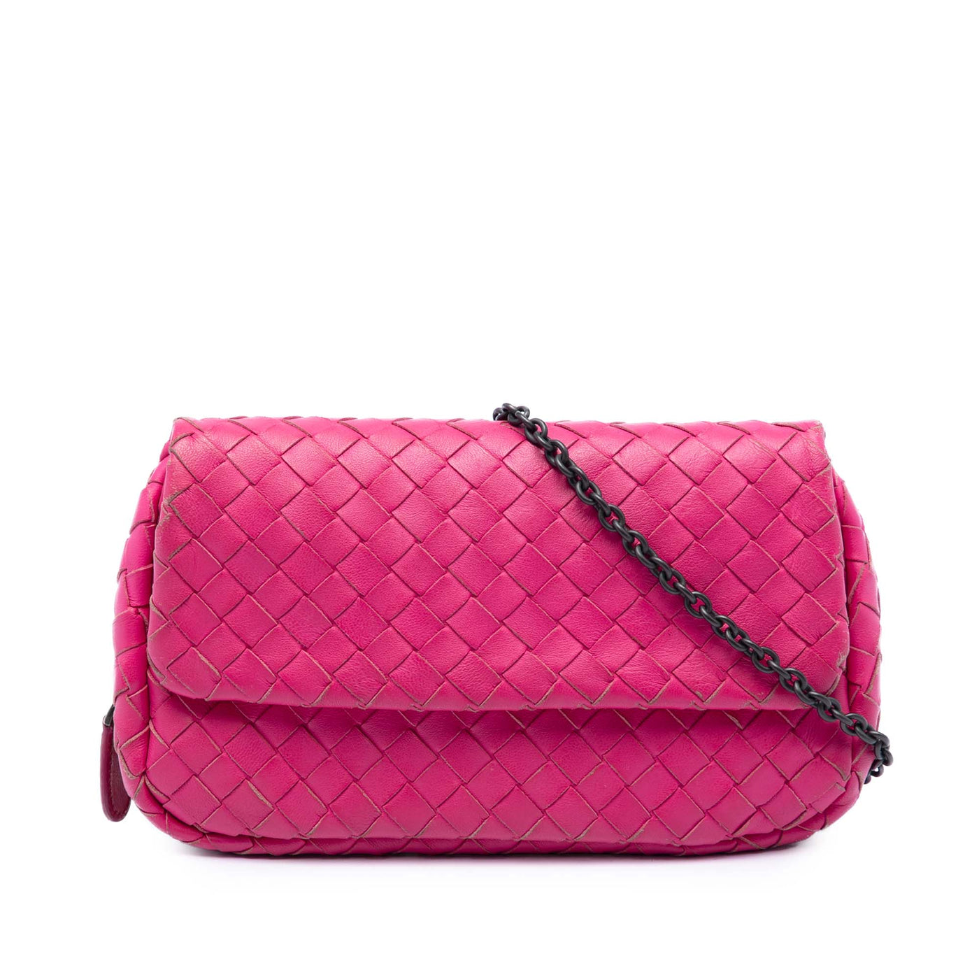 Mini Nappa Intrecciato Expandable Chain Flap Crossbody - Image 1