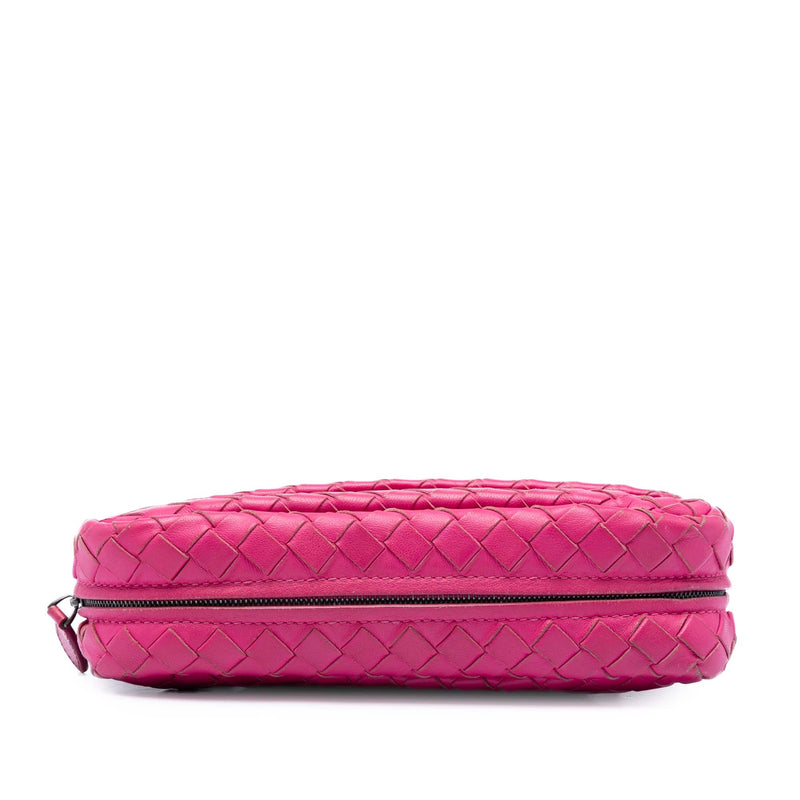 Mini Nappa Intrecciato Expandable Chain Flap Crossbody - Image 3